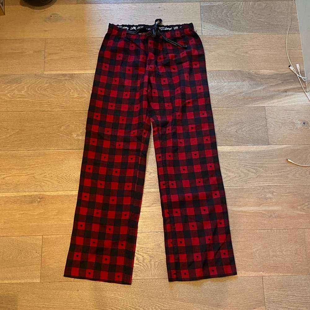 PJ Salvage Red and Black Plaid Pajama Set - Picture 2 of 2
